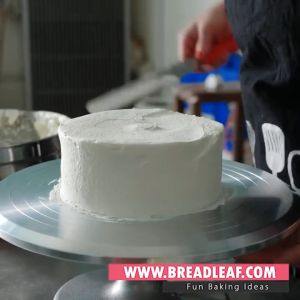 Aluminium Meja Putar Kue Penghias Kue Ulang Tahun Ultah Aluminium Turning Table Stainless Tatakan Kue Cake Tray Turntable