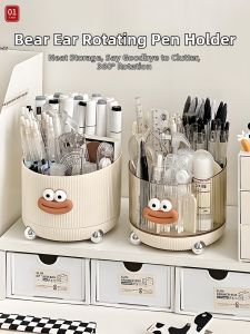 Rotating Large Capacity Desk Pen Holder