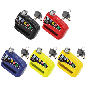 Bike Security Lock with Alarm System and Waterproof Disk Brake Lock for Motorcycles and Scooters