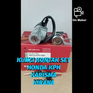 KUNCI KONTAK KUALITAS ASLI ORIGINAL HONDA AHM KPH KARISMA KIRANA KHARISMA KEYSET + JOK KONCI STOP KONTAK SATU SET