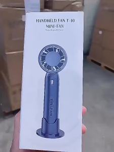 Handheld Fan USB Rechargeable Desk Fan Strong Wind Mini Cooling Fan Quiet Small Air Cooler Suitable for Indoor and Outdoor
