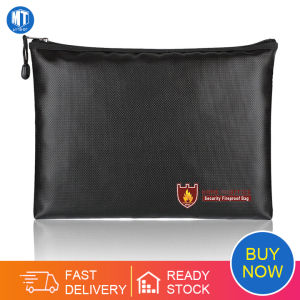 Portable Fireproof & Waterproof Document Envelope File Folder Cash Pouch Fireproof Money Bag Lipo Safe Bag S/M/L