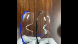 แว่นตาเซฟตี้ แว่นตานิรภัยใส เคลือบกันฝ้า รอยขีดข่วน กันรังสี UV ขาปรับได้ ป้องกันฝุ่นเศษหิน สําหรับเครื่องตัดหญ้า