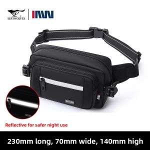 SEPTWOLVES | Waterproof Multi-Function Large Capacity Mens Waist Bag