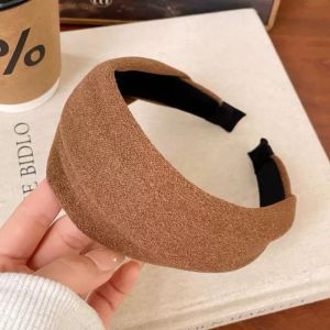 Autumn And Winter WomenS Suede Wide Headband - High Quality Pressed Hair Headband Multiple Colors Available