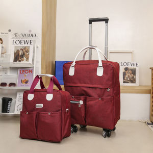MLZH | Large Foldable Rolling Carry-on Luggage