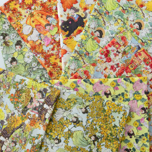 Vải Cotton 100% Thủ Công DIY Váy Hoa Phong Cách Trung Hoa Vải Cotton Nguyên Chất Vải Vải Cotton Họa Tiết Hoa