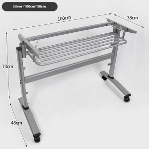 Bench Office Factory Customized Metal Foldable Flip Top Table Bracket Assemble Conference Table Leg Rollover Training Table