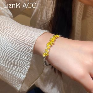 สร้อยข้อมือไม้กาวินิจฉัย ทรงกลม ปรับได้ ไม่ซีดจาง ของขวัญวันเกิดสำหรับผู้หญิง แฟชั่นอเนกประสงค์ เครื่องประดับข้อมือ