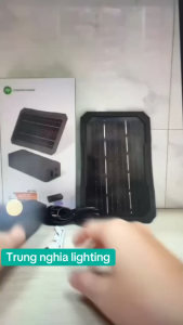 Tấm pin năng lượng mặt trời kèm 5 dây sạc dài 3 mét 3-6W chất liệu polycrystalline cao cấp