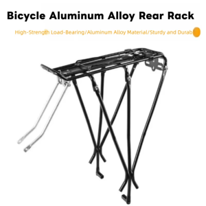 Aluminum Alloy Mountain Bike Rear Rackbicycle Rear Cargo Rack Road Bike Rear Rack Touring Luggage Rack Disc Brakes Riding