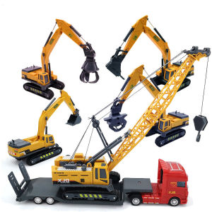 Đồ Chơi Xe Tải Kéo Mô Phỏng Derricks Cho Bé Trai Xe Kéo Phẳng Mô Hình Động Cơ Lò Xo Xe Xây Dựng Đồ Chơi Điện Tử Cho Trẻ Em