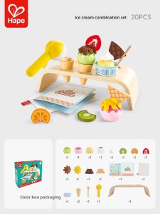 Hape | Educational Ice Cream Set Toy