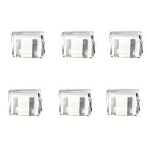 6pcs heavy-duty sliding window lock screen fixing clip window rail fixing safety clip screen window and door safety plug