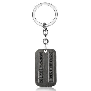 Fashionable Gold Alloy Dog Tag Necklace Featuring Kong Wolf and Logan Design Mens Accessory Perfect for Military Fans