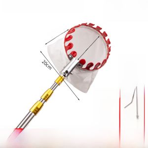 Elevating Reaching Rod Fruit Picking Tool Prune Apricot Plum Currant Harvesting Net Bag Tool Stainless Steel Garden Shears