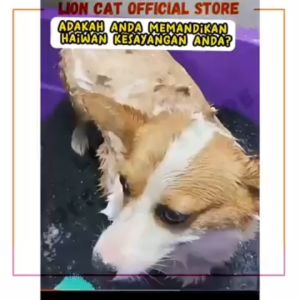 Silicone Bath Brush Massage Shower Comb Pet Shampoo Grooming Scrubber Cat Dog Berus Sikat Mandi Kucing