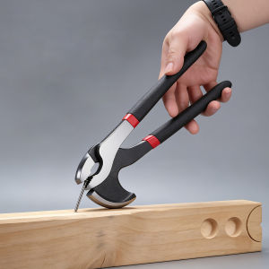 Heavy Duty Nail Puller Pliers Carbon Steel Anti-slip Ergonomic Handle For Construction Woodworking Labor Saving Hand Tool