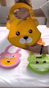 DreamBaby Celemek Makan Bayi Silikon Slabber Karakter Lucu Bayi Bib Bayi Anti Air
