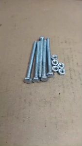 BAUT KUNCI 10 M6 X 75 PANJANG 75CM MUR PUTIH M6X75 75 CM 75MM 75 MM DIAMETER DRAT 6MM BAUD 6X75 6 X 75 HEXA BOLT PITCH DRAT 1.0 GALVANIZ GALPANIS GALVANIS SKRUP SEKRUP