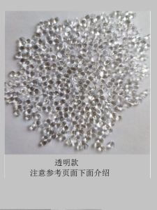 Transparent Flexible Plastic Clay Crystal Soil Free Resin Handmade Shaping Low Temperature 70 Degree Flat Grip White Polymer