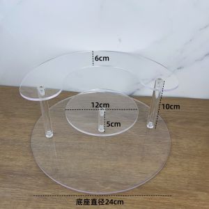 ตู้เก็บเครื่องสำอาง Acrylic ใส ชั้นวางน้ำหอมขนาดเล็ก ชั้นวางเครื่องสำอางหลายชั้น รองเท้าส้นแบนแบบสุดหรู จัดระเบียบเครื่องสำอาง