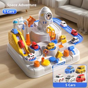 Intelligent Boys Space Rocket Car Track Adventure Toy
