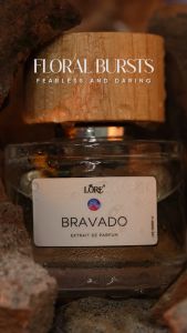 LORE Bravado Extrait De Parfum - Perfume EDP Wangi Tahan Lama Aroma Maskulin Hangat Sensual & Tegas