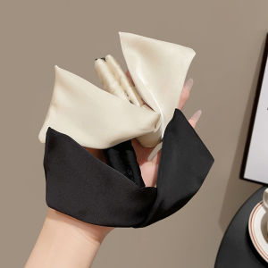 Qiao Duoyan Tai Thỏ Chuối Kẹp Thời Trang Cao Cấp Phong Cách Hàn Quốc Kẹp Tóc Cho Nữ Sang Trọng Dọc Đuôi Ngựa Kẹp Tóc