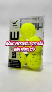 Bóng Pickleball Wika – Thiết kế 40 lỗ hoàn hảo cho độ ổn định tối đa