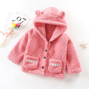 JIFANPAUL | Winter New Double-Faced Fleece Childrens Hooded Coat