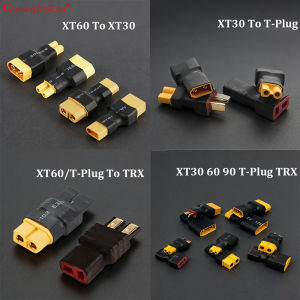 ChengHaoRan 1/2PC DIY Adapter XT30 XT60 XT90 To T Plug TRX Series Parallel Direct Connection Male Female Conneter Control Parts