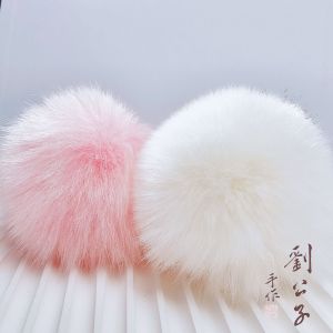 Handmade Fox Fur Ball Rabbit Fur Mobile Phone Chain Car Keychain Bag Charm Accessory DIY Fashion Jewelry Accessories