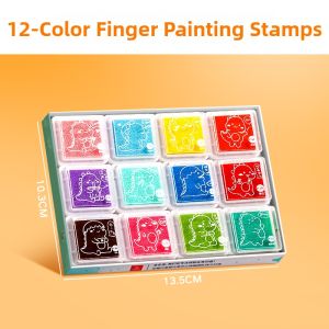 Safe Washable Childrens Finger Paint 24 Colors