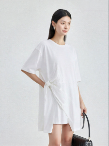 INLIFE | Gentle and Elegant Asymmetrical Bow Dress