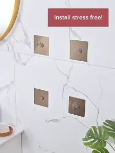 Holbrook High Definition - Space Aluminum Light Luxury WallMounted Bathroom and Universal Shelf Rack BR116