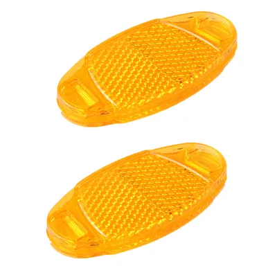 1 Pair Road Bike Safety Reflector Light Spoke MTB Bicycle Wheel Rim Reflective Clip Cycling Warning Light Accessories