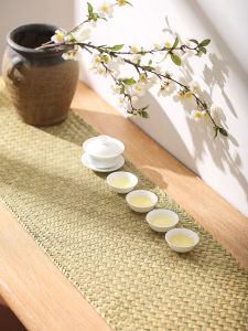 Túi Đựng Trà Thủ Công Bằng Rơm Biển Đơn Giản Phong Cách Hiện Đại Phong Cách Đồng Quê Thảm Bàn Ăn Thảm Bàn Tròn Cờ Bàn Dài