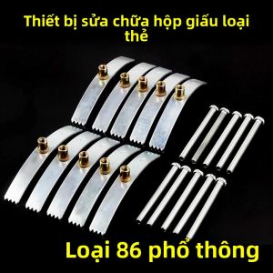 Bộ Dụng Cụ Sửa Chữa Hộp Âm Tường 86 Hình Chữ Nhật Kim Loại Đế Hộp Bị Hỏng Bàn Đạp Hỗ Trợ Mở Rộng Phụ Kiện Điện