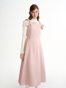 DUSHU | Elegant Bow Lightweight Dress