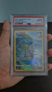 PSA 10 Lapras #GG05 FULL ART HOLO Crown Zenith Galarian Gallery (ENGLISH) (2023) - Pokemon Card GRADED