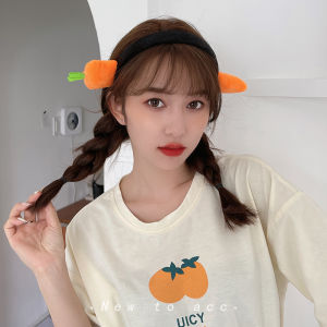 ที่คาดผมล้างหน้ารูปแครอทที่นิยมในโลกออนไลน์เครื่องประดับผมไอเดียสร้างสรรค์มีสไตล์เฉพาะตัวตลกน่ารักสำหรับผู้หญิงที่คาดผมรูปปลาเค็มที่คาดผมเครื่องประดับศีรษะ