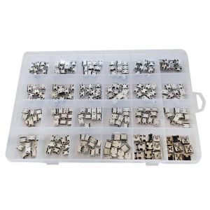 240Pcs Soket/Socket/Conector Charger Micro Usb 5 Pin 5p 5pin Flat Dip Jack Tail Connector Charger 5 Pin Port Hp Handphone Data Connector Charger Micro Universal Konektor Casan hp