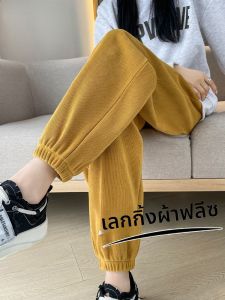 JIANGLU | Plus Size Womens Fleece Lined Trousers Autumn Winter Loose Fit Casual Sweatpants High Waist Lantern Pants Slimming Effect