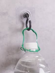 Kitchen Multi-function 360° Rotary Adhesive Magic Hook Traceless Ceiling Hook Perforation-Free Strong Mosquito Net Rotating Hook