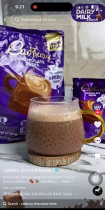 [Imported] CADBURY Instant 3in1 Hot Chocolate Drink Mix 13s - Rich & Creamy Chocolate