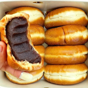 WENXIANGZAN | Red Bean Paste Filling Soft Sandwich Bread