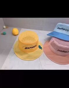 Mũ đi biển cho bé mũ bucket cho bé mũ chống nắng cho bé MeMeDo có dây nhiều màu dễ thương - Happy Life 4Kid