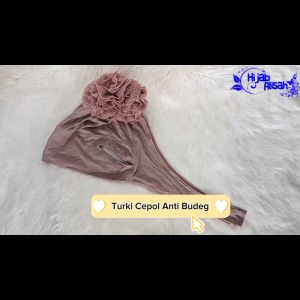 Ciput turki tali cepol belakang rayon premium/ dalaman hijab anti budeg kaos