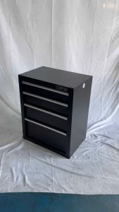 Tủ dụng cụ CSPS 61cm - 04 hộc kéo màu đen (tay cầm trắng)